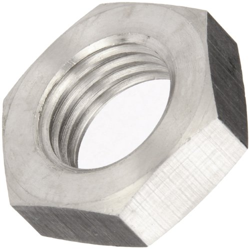 Small Parts 18-8 Stainless Steel Hex Nut, Plain Finish, DIN 934, Metric, M20-1.5 Thread Size, 30 mm Width Across Flats, 16 mm Thick