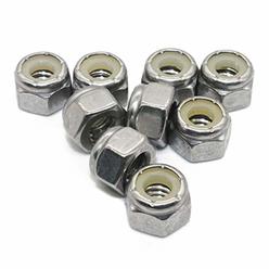 Fullerkreg 14-20 Nylon Insert Hex Lock Nuts, Stainless Steel A2-7030418-8, Plain Finish, Quantity 50