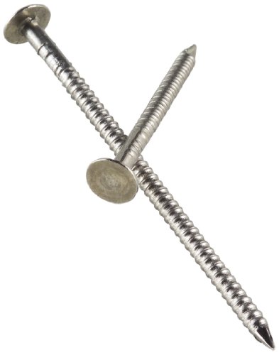 Simpson Strong-Tie Simpson Strong Tie T510ARN5 5D Roofing Tile and Slating Nails 1-3/4-Inch and 10-Gauge, Ring Shank 316 Stainless Steel,