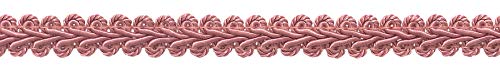 DCOPRO DÃ‰COPRO 10 Yard Value Pack of 1/2 inch Basic Trim French Gimp Braid, Style# FGS Color: Light Rose - K13 (30 Ft / 9.1 Meters)