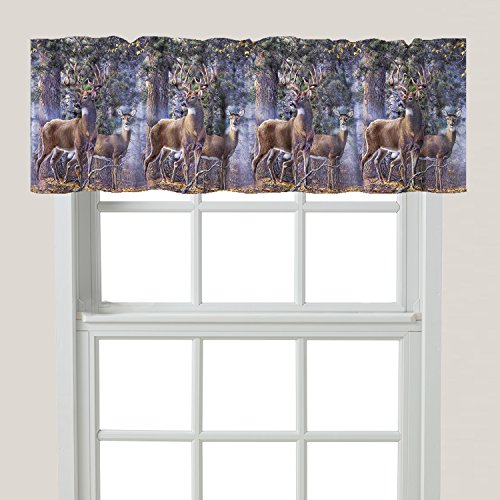Laural Home Deer Time Window Valance, Multi
