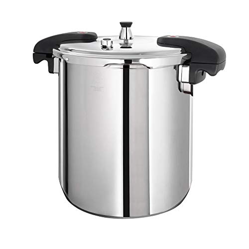 Buffalo QCP420 21-Quart Stainless Steel Pressure Cooker [Classic Series]
