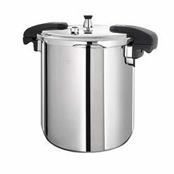 Buffalo QcP420 21-Quart Stainless Steel Pressure cooker classic series]