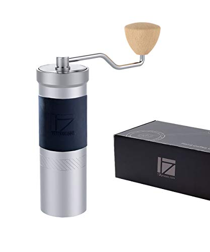 1ZPresso 3BF011-4 1Zpresso JX-PRO Manual Coffee Grinder Light Gray Capacity  35g with Assembly Stainless Steel Conical Burr - Numernal