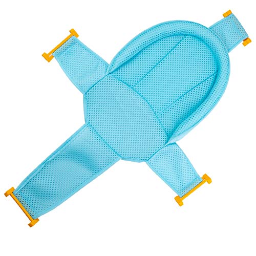 Yiyou Baby Bath Seat Infant Bathing Support Mat with Four Safety Support Corner, Comfortable Baby Shower Bathtub Sit Up Mesh for