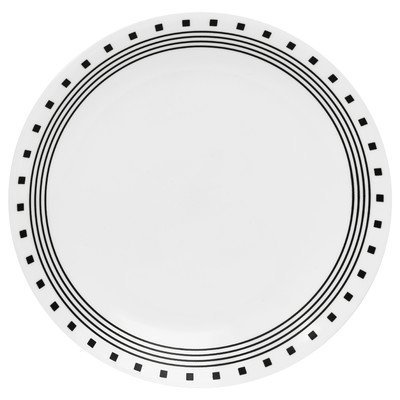 Corelle Livingware 10-1/4 in. City Block Dinner Plate (Pack of 6)