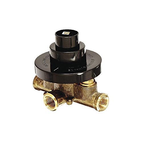 Zurn Industries Zurn TPK7300-SS Temp-Gard 4-Port Valve with Tub Plug, Service Stops and 1/2" Female NPT Threaded Connections