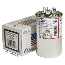 AMRAD Carrier / Bryant / Payne HC98KA046 Replacement - 45 + 5 uf / Mfd 370 / 440 VAC AmRad Round Dual Universal Capacitor , Made in