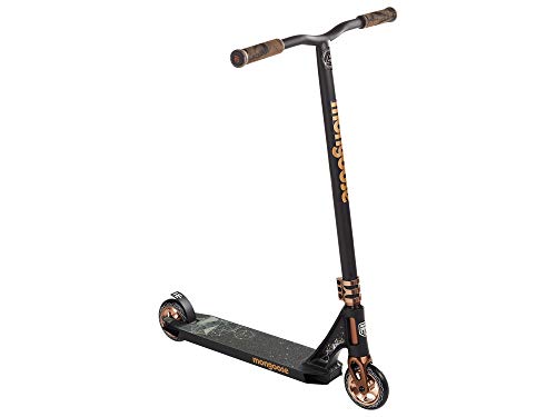 Mongoose Rise 110 Expert Youth and Adult Freestyle Kick Scooter, High Impact 110mm Wheels, Bike-Style Grips, Lightweight