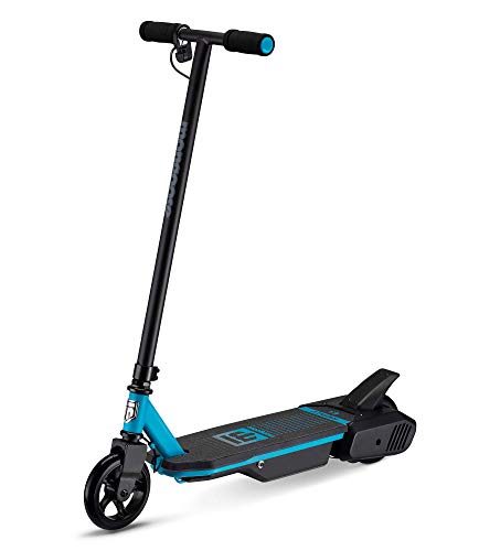 Mongoose React E1 Electric Kids Scooter, Boys & Girls Ages 8+, Max Rider Weight 120lbs, Max Speed of 6MPH, Aluminum