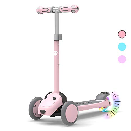Mountalk 3 Wheel Scooters for Kids, Kick Scooter for Toddlers 2-6 Years Old, Boys and Girls Scooter with Light Up Wheels,