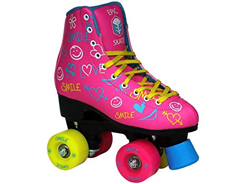 Epic Skates Blush Quad Roller Skates, Pink, Ladies Size 5
