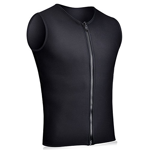 Yansyuiongqsf Wetsuit, Men's 3MM Neoprene Wetsuit Vest Jacket Sleeveless Front Zipper Sun Protection Warm Swimming Snorkeling Surfing Wetsuit (Size : XL) price in Saudi Arabia | Amazon Saudi Arabia