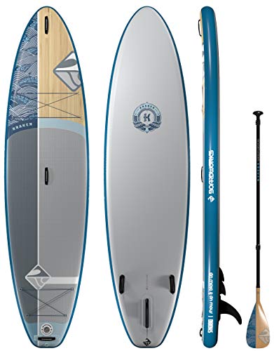 Boardworks SHUBU Kraken | Surf and Fun Inflatable Stand Up Paddleboard | SUP Package Includes Pump, Three Piece Paddle and