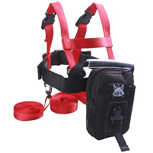 GSM Brands Ski Trainer Harness with Leash for Teaching Kids Skiing Safely