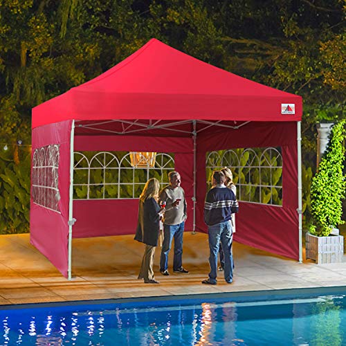 Abc Canopy Red Canopy Tent ABCCANOPY Outdoor Easy Pop Up Canopy