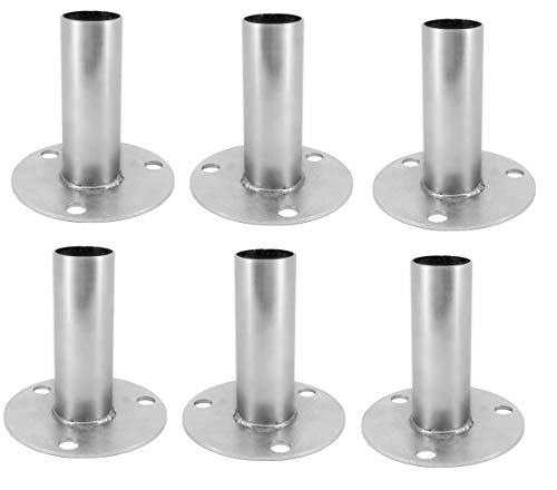 UST Wellsbond Canopy Fittings Coupling Foot Pad Connectors 1-3/8" and 1-5/8" Diameter Pipe Multi-Packs (6, 1 Way (Foot Pad))