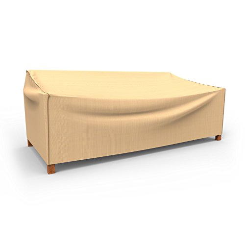 Budge P3W04TNNW2 NeverWet Savanna Patio Sofa Cover Waterproof, Durable, Large-39 H x 79" W x 41" Deep, Tan