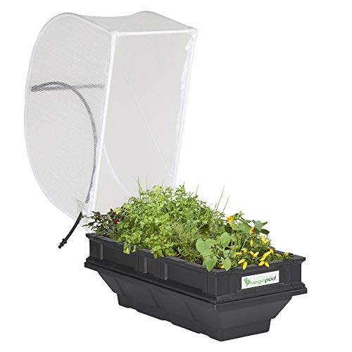 Vegepod - Raised Garden Bed - Self Watering Container Garden Kit with Protective Cover, Easily Elevated to Waist Height, 10