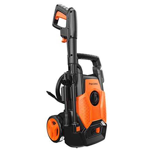 PAXCESS Pressure Washer, 1600 PSI 1.45 GPM Electric Power Washer with Spray Gun, Adjustable Nozzle,26ft High Pressure Hose,