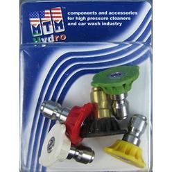 MTM Hydro 17.0150 QC Hydrojet SS 2.5 Power Washer Tips 5 pack