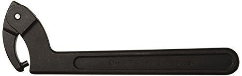 Williams O-474 2 to 4-3/4-Inch Adjustable Pin Spanner Wrench