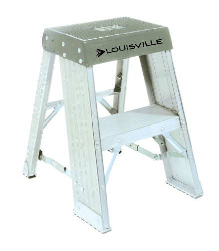 Louisville Ladder AY8003 300-Pound Duty Rating Aluminum Step Stands, 3-Foot