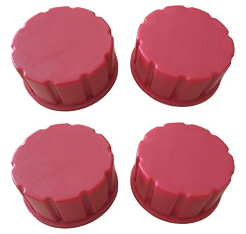 CM Concepts Gas Can Solid Caps Coarse Thread-4 Pack