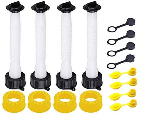 Super Spout Universal Gas Can Spout Replacement Kit, Fits Most Cans, Blitz, Scepter, 5 Gallon Old Style Gas Cans, Universal