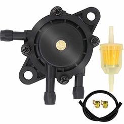 HOOAI Fuel Pump for Kohler 17HP-25 HP Small Engine Lawn Mower Tractor, Gas Vacuum Fuel Pump with Fuel Filter for Honda Yamaha