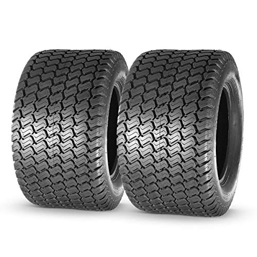MaxAuto 24x12-12 24x12.00-12 Turf Lawn Mower Golf Cart Tractor Tires 4Ply P332 Tubeless, Set of 2