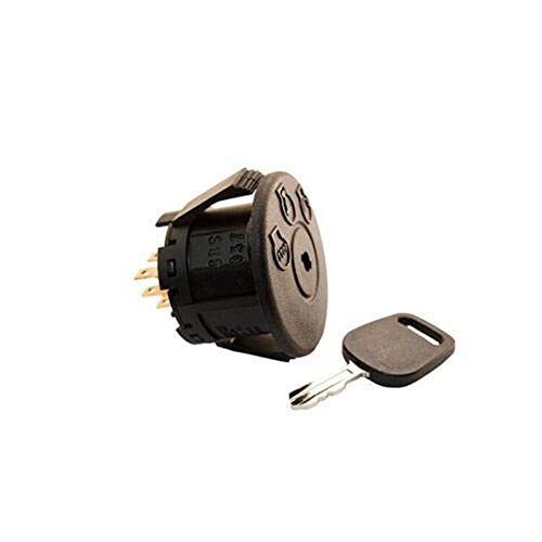Parts Ignition Switch W/Key Compatible with MTD 725-04228, 925-04228, 92504228, John Deere AM133596, Husqvarna 583070001