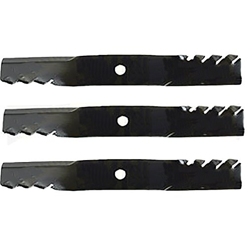 Reliable Aftermarket Parts Our Name Says It All (3) Toothed Mulching Mower Blades Fits John Deere 1023E 1025R 1026R 2025R