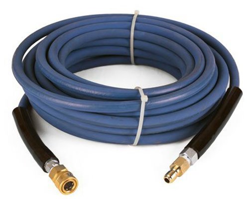 Raptor Blast 50 ft 3/8" Blue Non-Marking 4000psi Pressure Washer Hose With Couplers Installed
