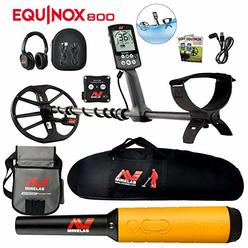 Minelab Equinox 800 Metal Detector w/Pro Find 35, Carry Bag, Finds Pouch