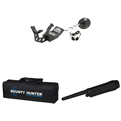 Bounty Hunter Gold Digger Metal Detector with bag and pinpointer bundle