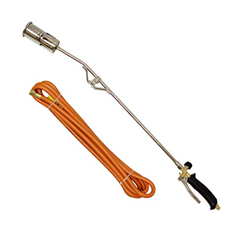 BISupply Heating Torch with 5 Meter Hose â€“ Portable Torch Weed Burner Propane Torch Hose