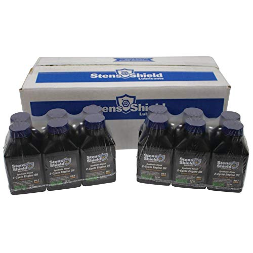 Stens 2-Cycle Engine Oil 50:1 Synthetic Blend, Twenty-four 2.6 oz. bottles