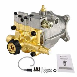 SurmountWay Universal Brass Pressure Washer Pump 2900 3400 PSI 2.5GPM 3/4" Shaft Horizontal Power Washers Replacement Parts