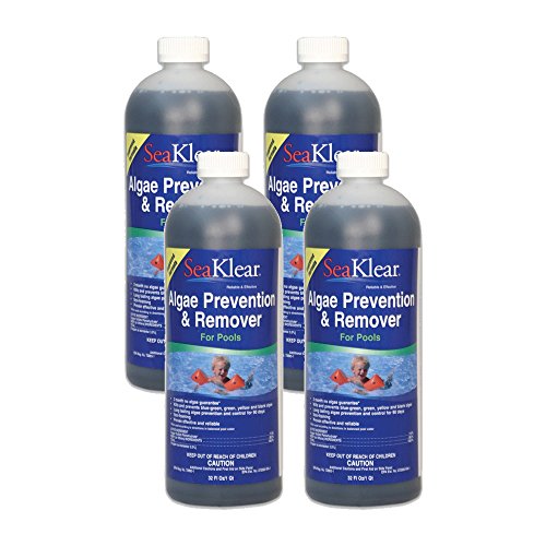 SeaKlear Algae Prevention & Remover - (4) 1 Quart Bottles