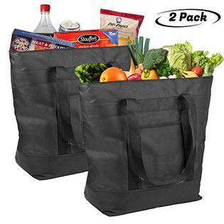 Lebogner Insulated Grocery Bag, 2 Pack Large 5 Gallon ...
