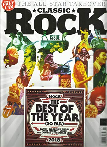 GOWA CLASSIC ROCK MAGAZINE, THE ALL-STAR TAKEOVER, JULY 2018, ISSUE 250 FREE CD INCLUDED PRINTED IN UK ( PLEASE NOTE: ALL THESE