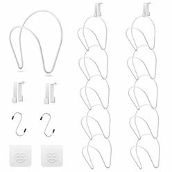 Winit Hat Rack Caps Rack Holder,10 Rings Hat Organizer Cap Holder Organizer (Door Hooks and Sticky Hooks Include),Door/Wall/Clothes