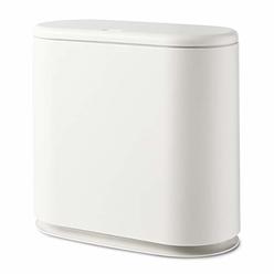 SUBEKYU Bathroom Trash Can with Lid 2.6 Gallon/10 Liter ...