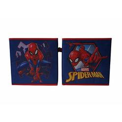 Marvel Spiderman Collapsible Storage Cubes, Blue