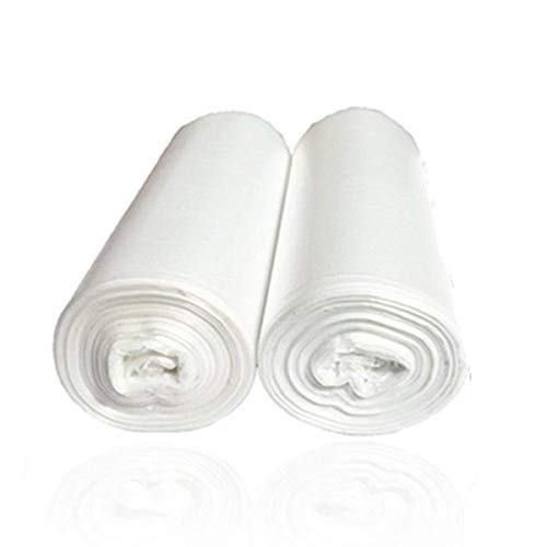 Cy3Lf 3 Gallon Small Clear Bathroom Trash Bags, Office Wastebasket Liners Garbage Bags for Restroom, Home Bins, 100 Counts