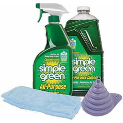 Simple Green Concentrated All-Purpose Cleaner, 22 oz Spray Bottle and 67.6 oz Refill with Plastic Collapsible Funnel and 2