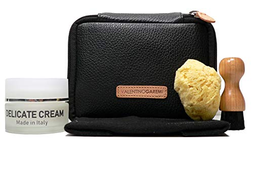 Valentino Garemi Luxury Leather Care Kit â€“ Ultimate Gift Set to Clean Condition Delicate Fine Designer Name Leathers of