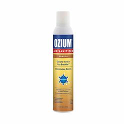 Ozium 8 Oz. Air Sanitizer & Odor Eliminator 1 Pack for Homes, Cars, Offices and More, Vanilla