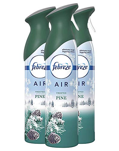 Febreze Air Mist Air Freshener Spray, Winter Collection Limited Edition, Frosted Pine Scent, 10.1 oz. (Pack of 3)